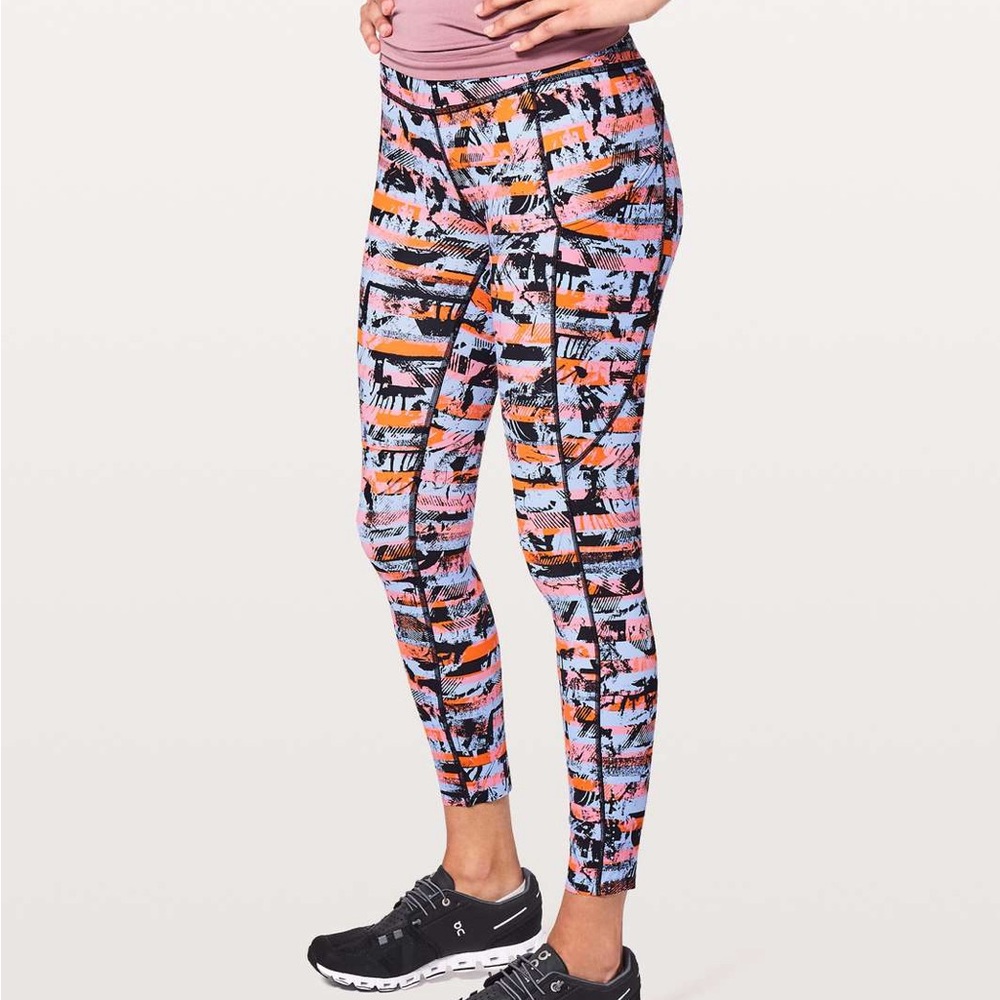 Colorful Abstract Print Leggings